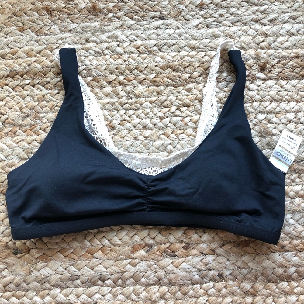 L Space swim top NWOT